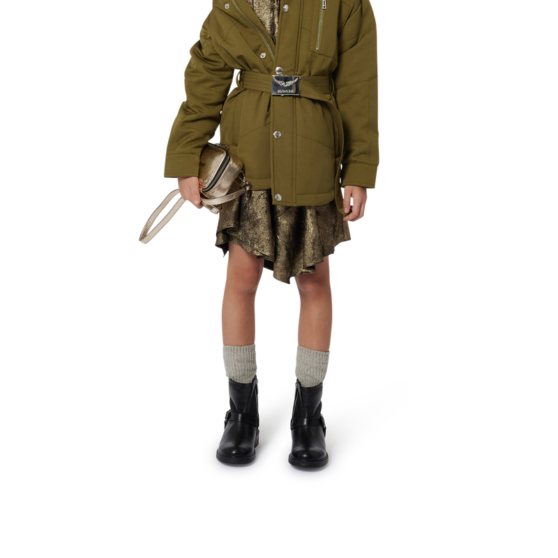 Zip-up asymmetric dress ZADIG & VOLTAIRE 
                        GIRL