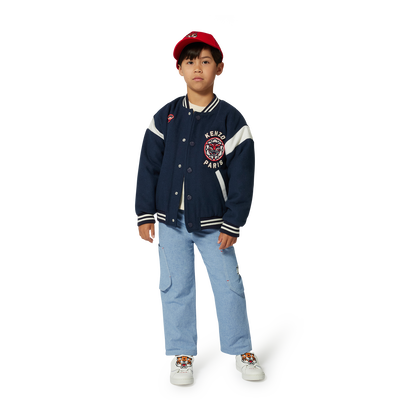 Embroidered cotton cap KENZO KIDS UNISEX