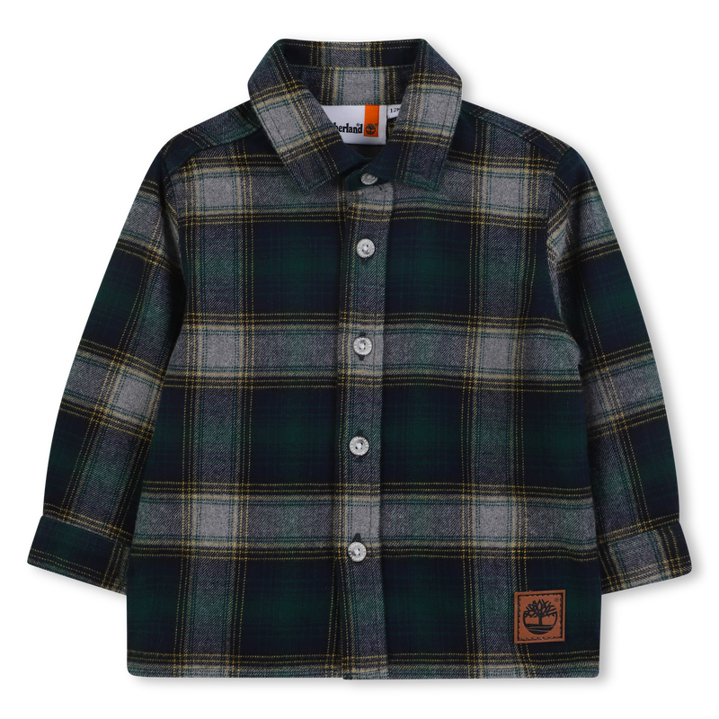 Cotton plaid shirt TIMBERLAND 
                    BOY