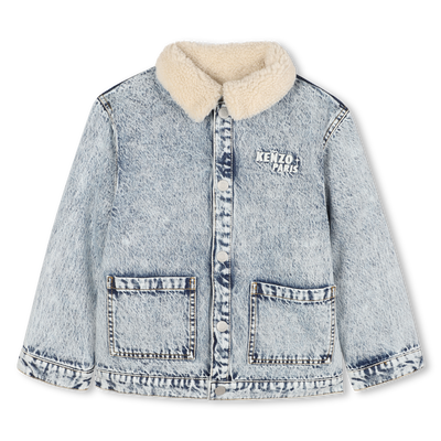 Reversible jacket with snaps KENZO KIDS BOY