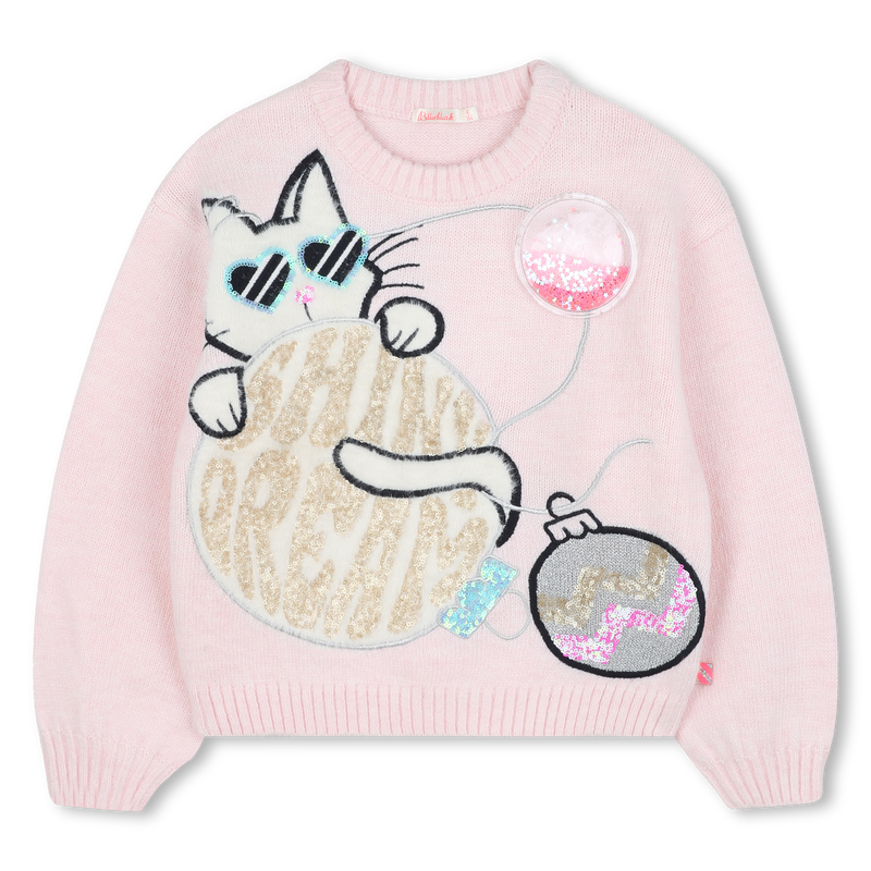 Knitted Christmas sweater BILLIEBLUSH 
                    GIRL