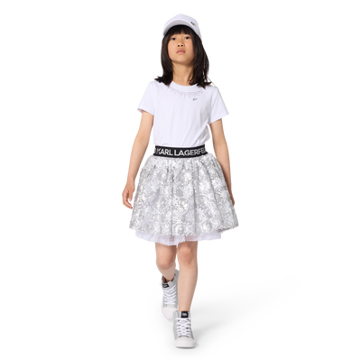 Short-Sleeved T-Shirt KARL LAGERFELD KIDS GIRL