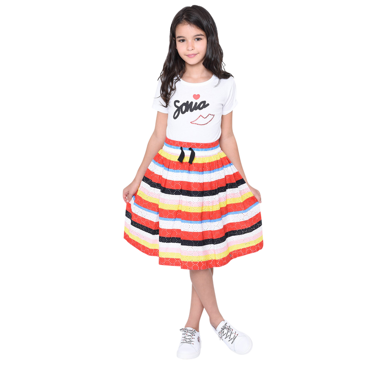 Girl eyelet cheap skirt