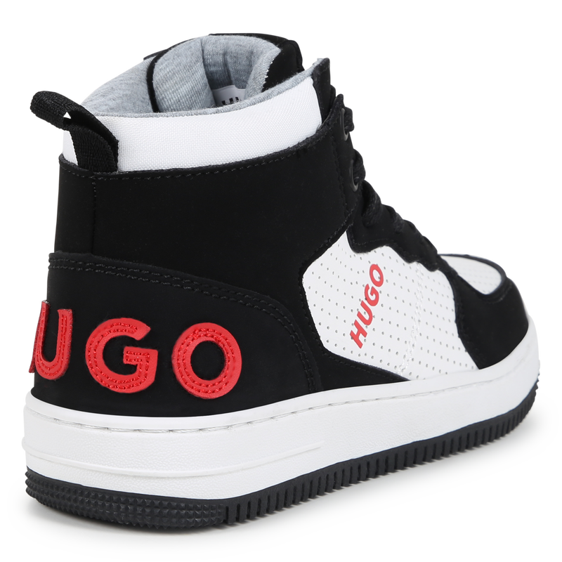 High-Top Lace-Up Sneakers HUGO 
                    BOY