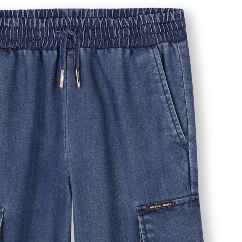 Elasticated-waist jeans MICHAEL KORS 
                    GIRL