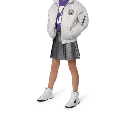 Cotton Denim Skirt DKNY GIRL