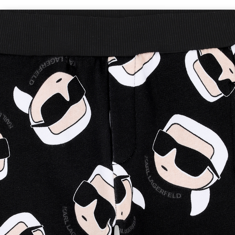 Brushed fleece pants KARL LAGERFELD KIDS 
                        BOY