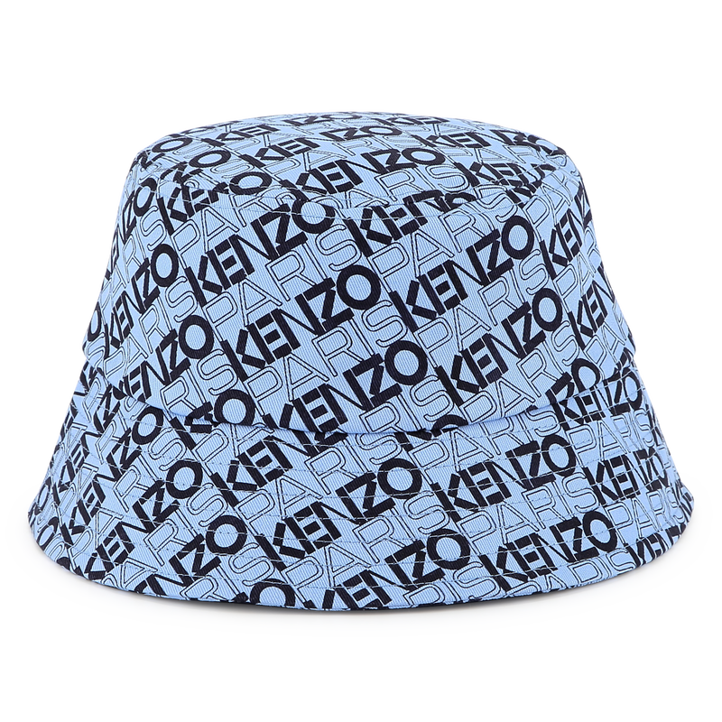 Printed cotton bucket hat KENZO KIDS 
                        UNISEX