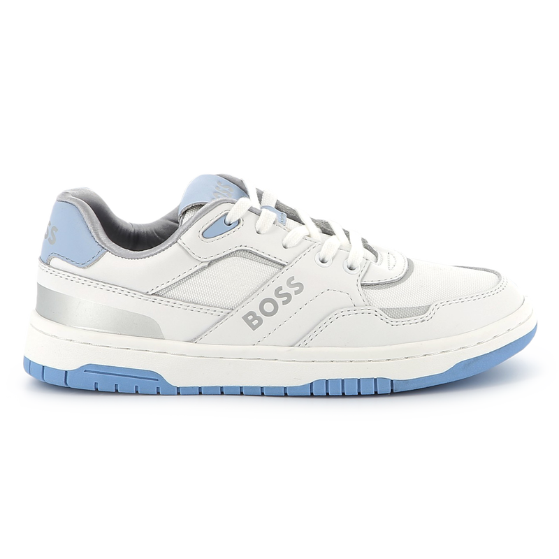 Lace-Up Dual Fabric Sneakers BOSS 
                    GIRL