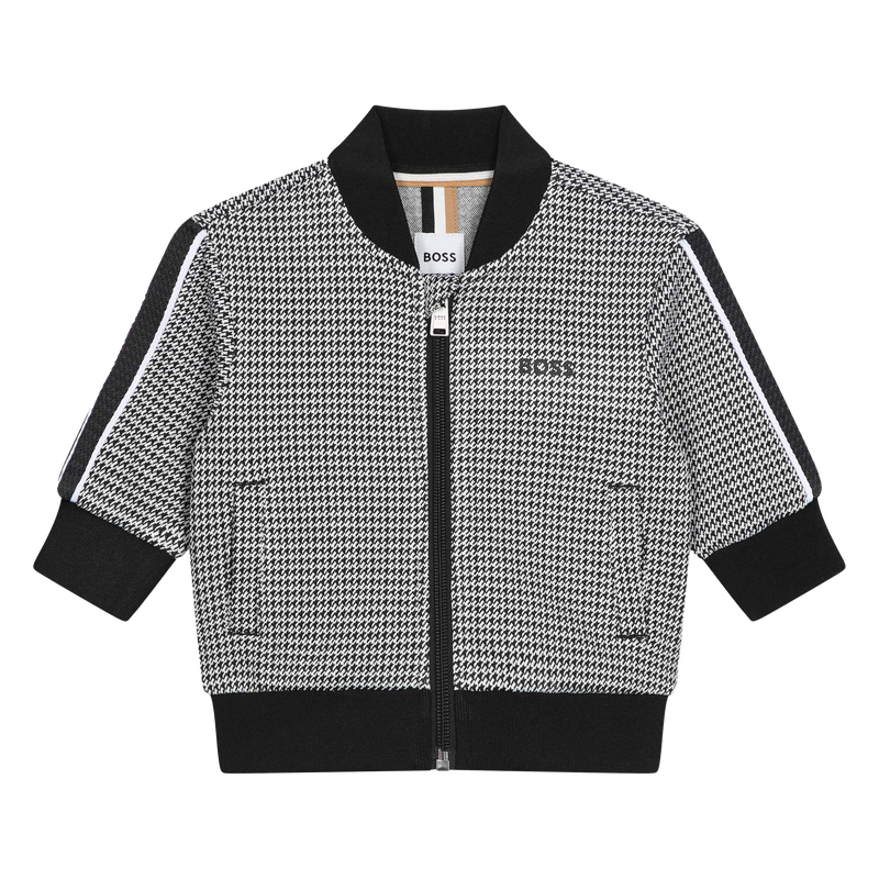 Houndstooth Check Cardigan BOSS 
                    BOY