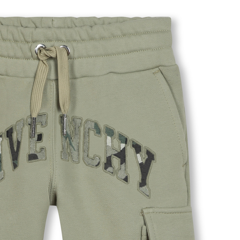 Cotton Fleece Trousers GIVENCHY 
                    BOY