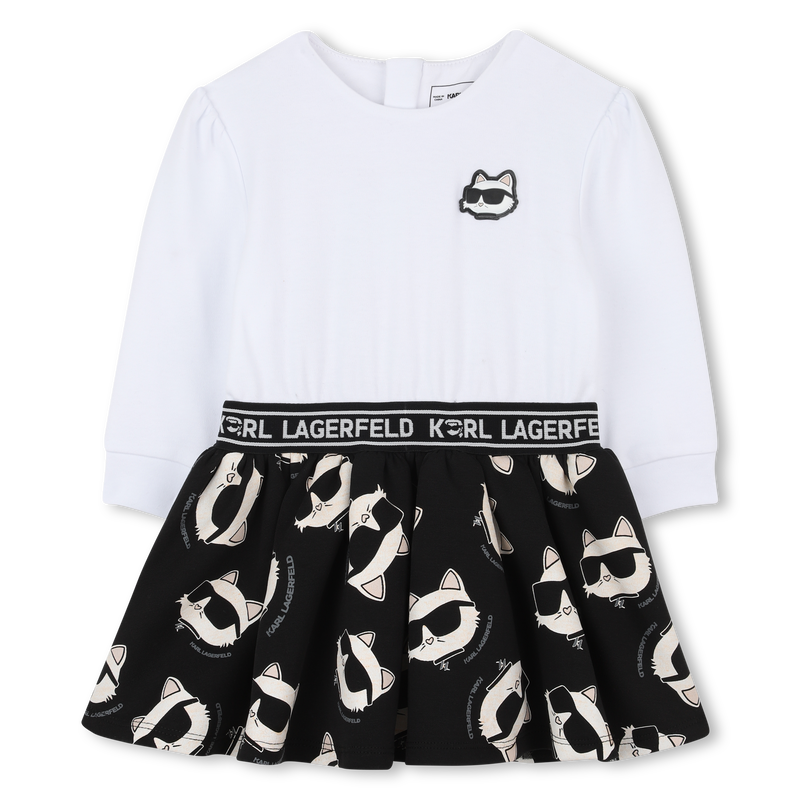 Long sleeve dress KARL LAGERFELD KIDS 
                        GIRL
