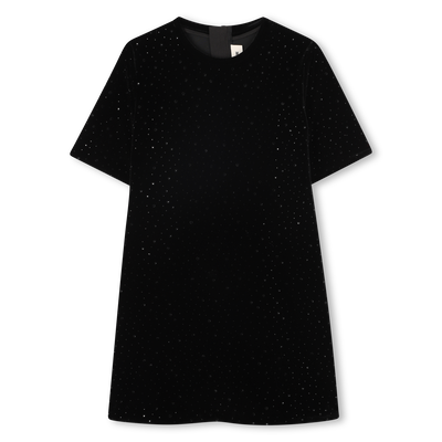Velvet T-shirt dress ZADIG & VOLTAIRE GIRL