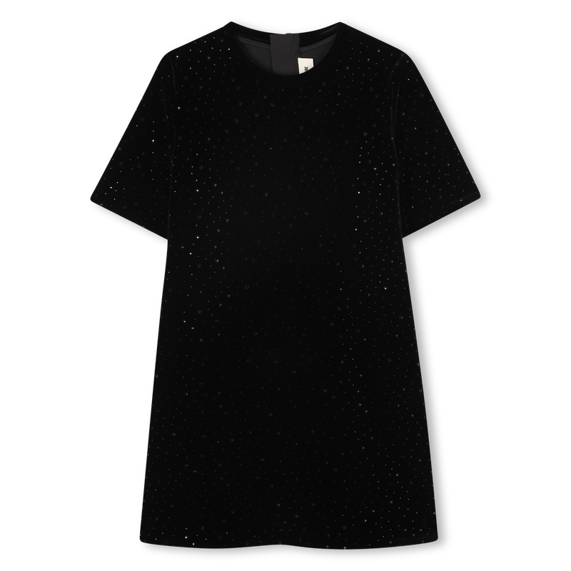 Velvet T-shirt dress ZADIG & VOLTAIRE 
                        GIRL
