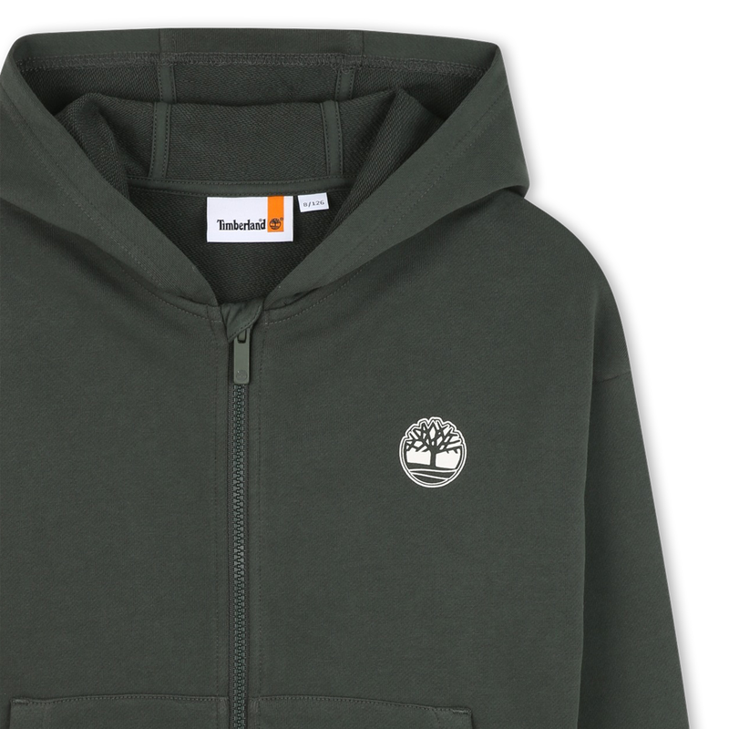 Hooded jogging cardigan TIMBERLAND 
                        BOY