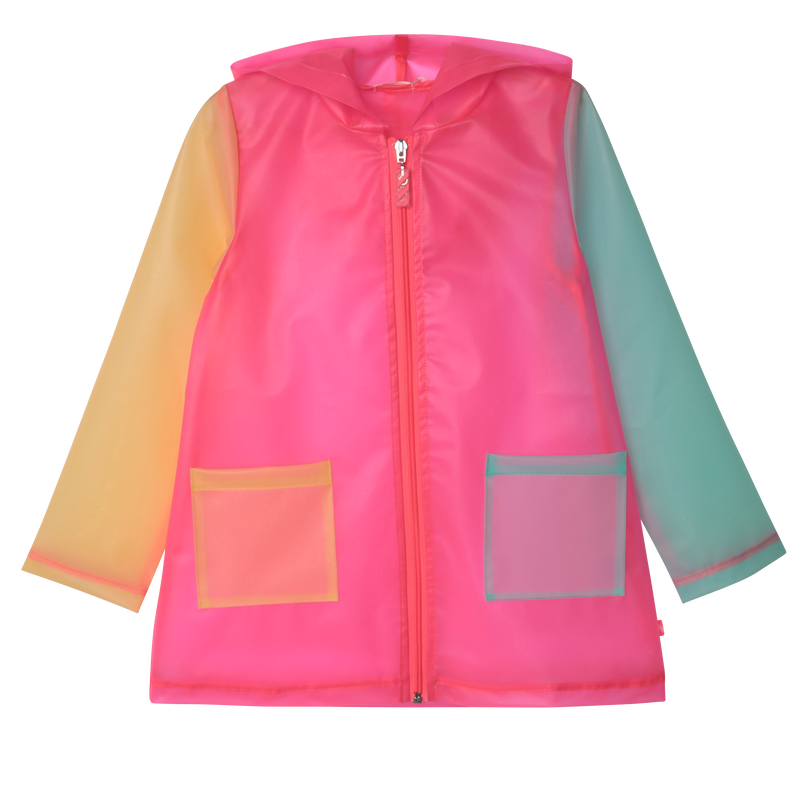 BILLIEBLUSH Transparent hooded raincoat