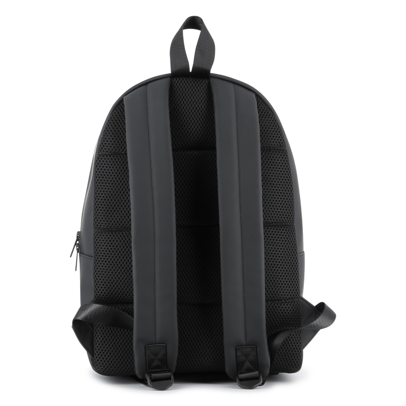 Rubber-effect coated textile backpack KARL LAGERFELD KIDS 
                    BOY