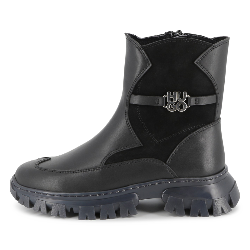 Ankle boots with zip closure HUGO 
                    GIRL