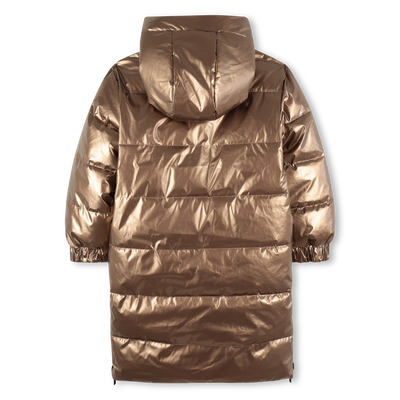 Long reversible down jacket KARL LAGERFELD KIDS GIRL