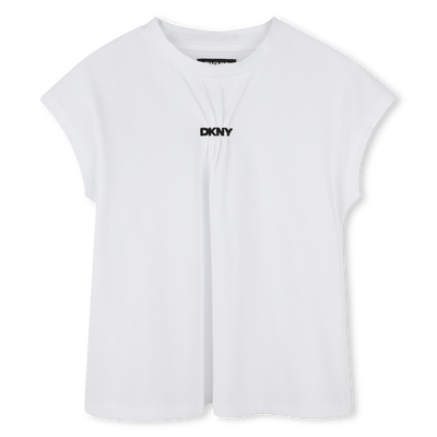 Loose-cut cotton T-shirt DKNY GIRL