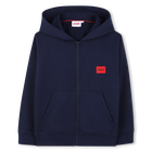 Zip-Up Hoodie, NAVY, hi-res