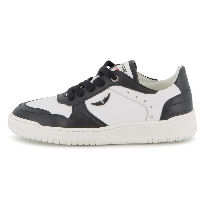 Cowhide leather lace-up sneakers ZADIG & VOLTAIRE 
                        UNISEX