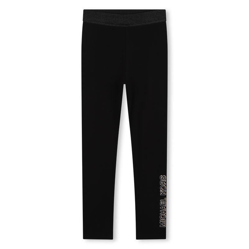 Glittery Logo Leggings MICHAEL KORS 
                    GIRL