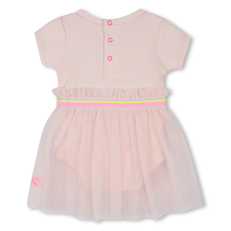 Layered dress with heart patch BILLIEBLUSH 
                        GIRL