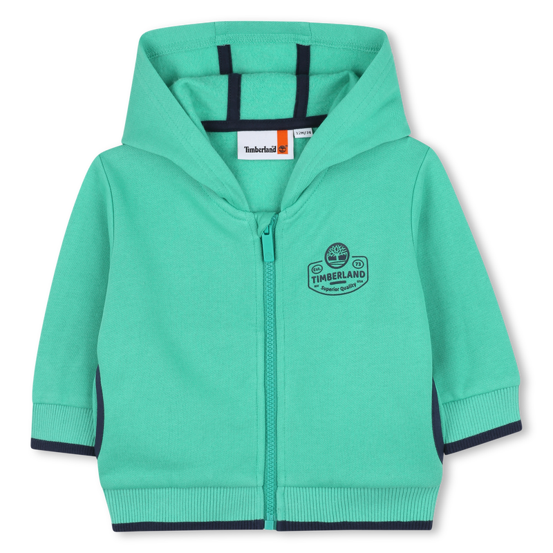 Hooded jogging cardigan TIMBERLAND 
                        BOY