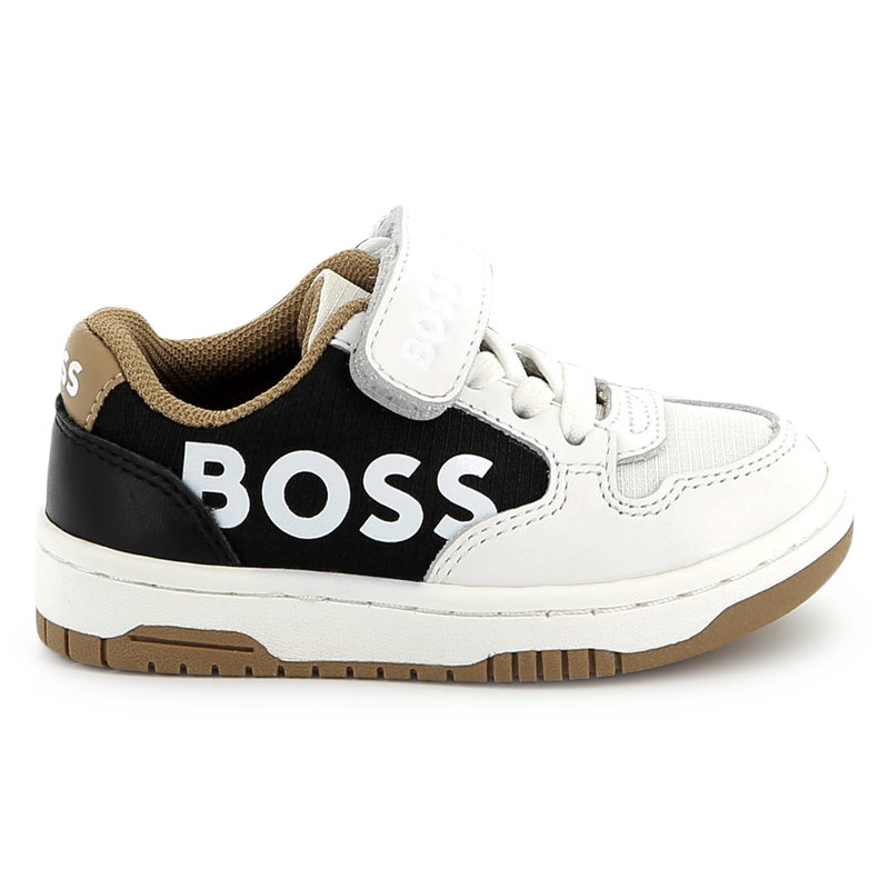Leather lace-up sneakers BOSS 
                        BOY