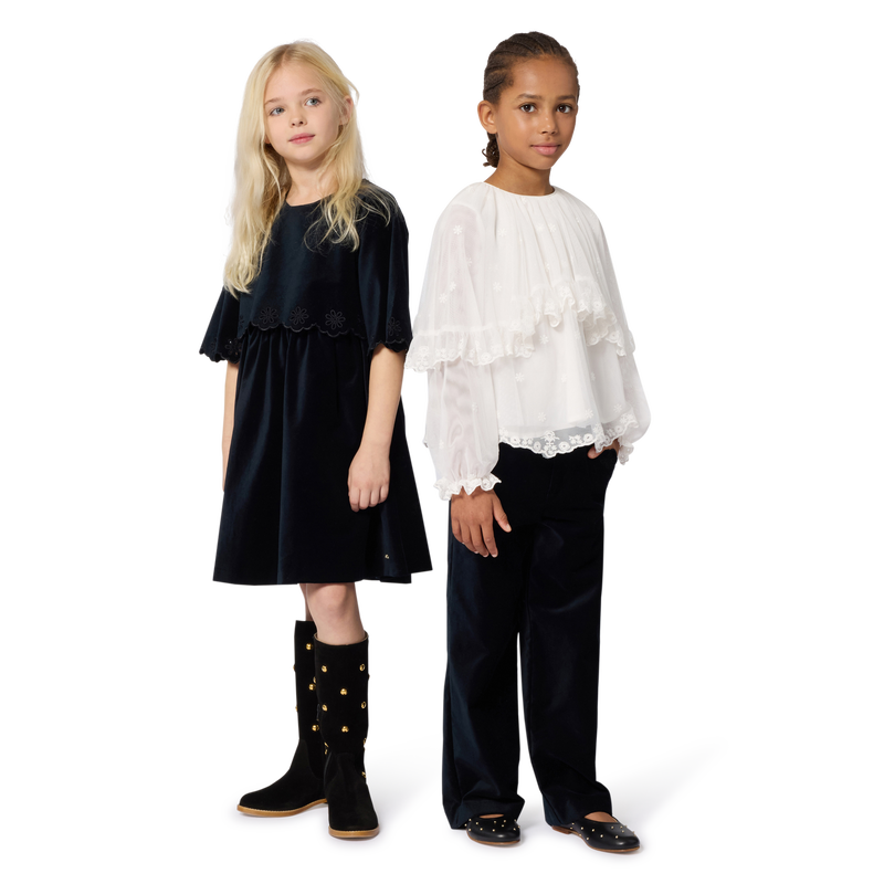 Sheepskin ballerinas CHLOE 
                        GIRL