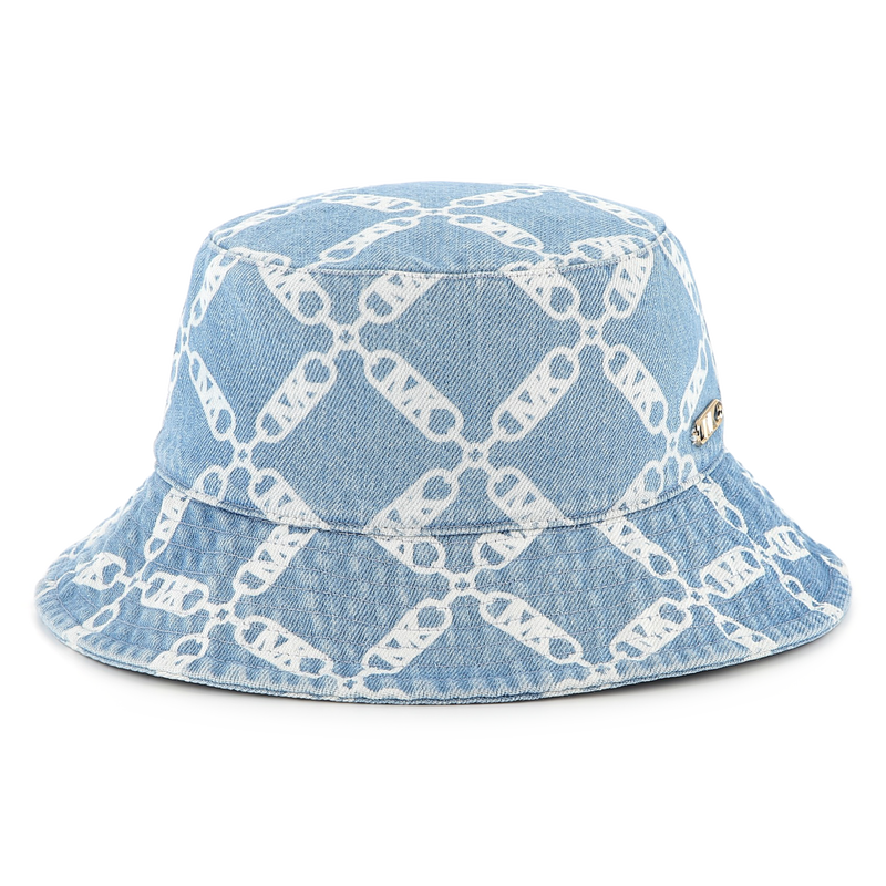 ハット THE GREATEST Ribbon Paper Bucket 4FK1149 MICHAEL KORS Illustrated denim bucket hat for GIRL | Kids around