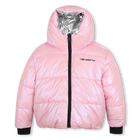 Reversible down jacket KARL LAGERFELD KIDS 
                    GIRL