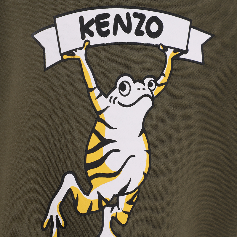 KENZO KIDS Brushed fleece sweatshirt
