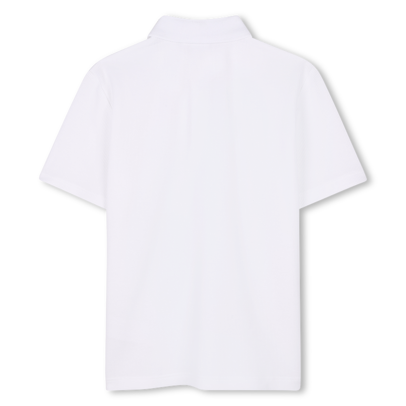 Cotton Short-Sleeved Polo BOSS 
                        BOY