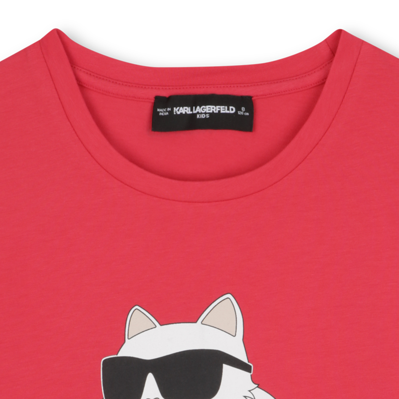 Short-sleeved T-shirt KARL LAGERFELD KIDS 
                        GIRL