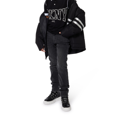 Two-Tone Buttoned Polo Shirt DKNY BOY