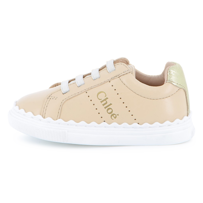 Sheepskin Leather Sneakers CHLOE GIRL