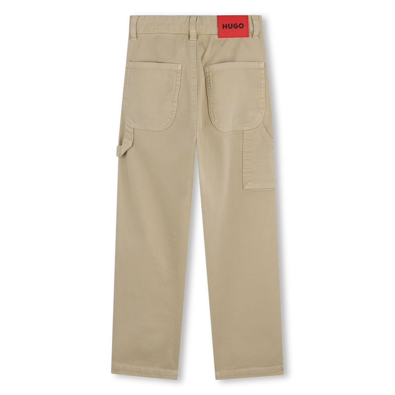 Topstitched Pants HUGO 
                        BOY