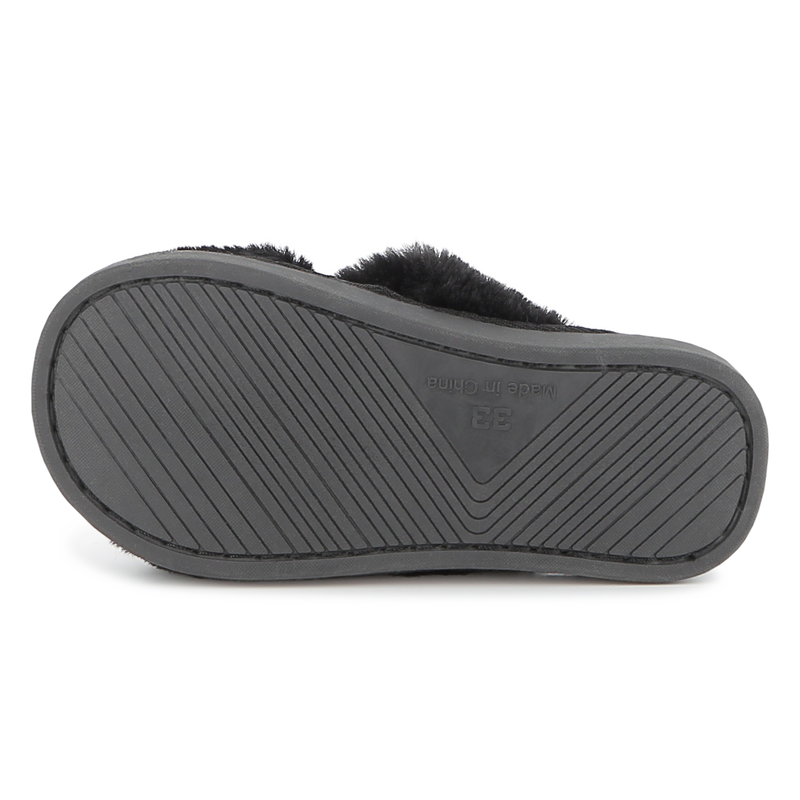 Slippers with crossed straps KARL LAGERFELD KIDS 
                        GIRL