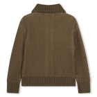 Zip-Up Knit Cardigan TIMBERLAND 
                    BOY