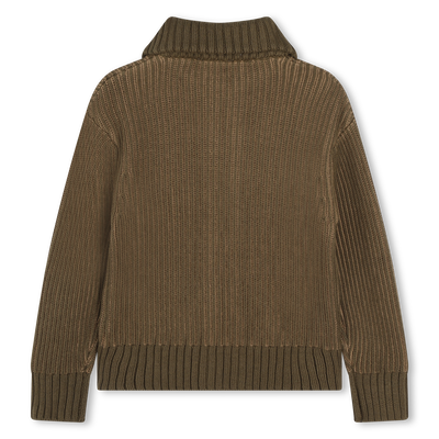 Zip-Up Knit Cardigan TIMBERLAND BOY