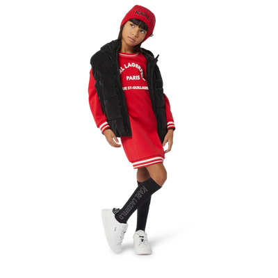 Leather Lace-Up Sneakers KARL LAGERFELD KIDS BOY