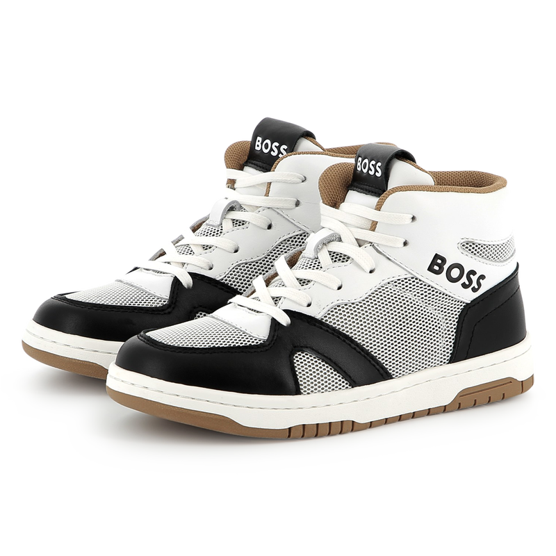 Hi-top lace-up sneakers BOSS 
                        BOY