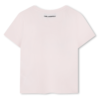 Short-sleeved T-shirt KARL LAGERFELD KIDS GIRL