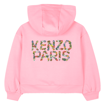 Zip-up sweatshirt KENZO KIDS GIRL