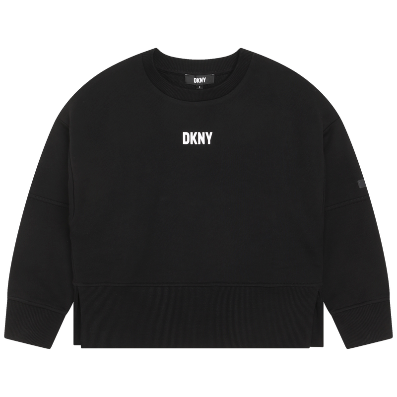 Cotton fleece sweatshirt DKNY 
                    GIRL