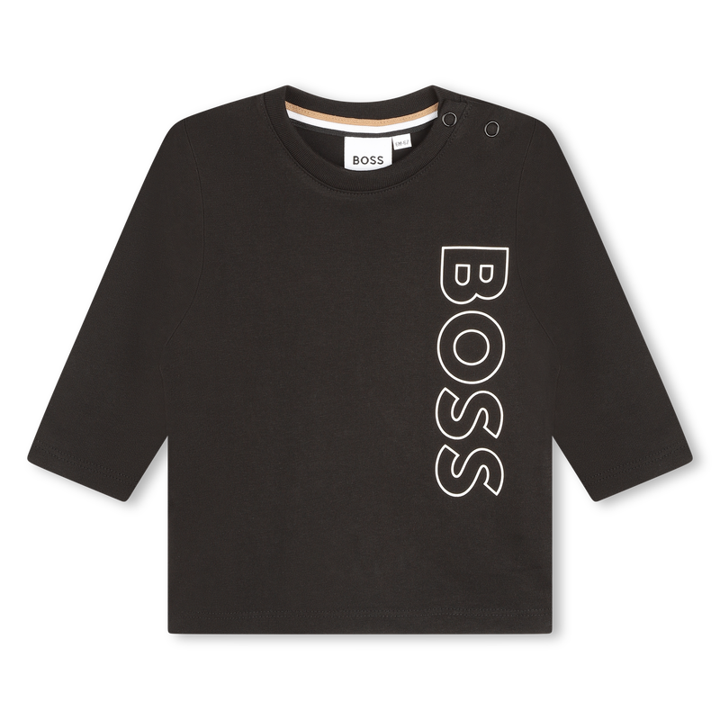 Cotton t-shirt with logo BOSS 
                    BOY