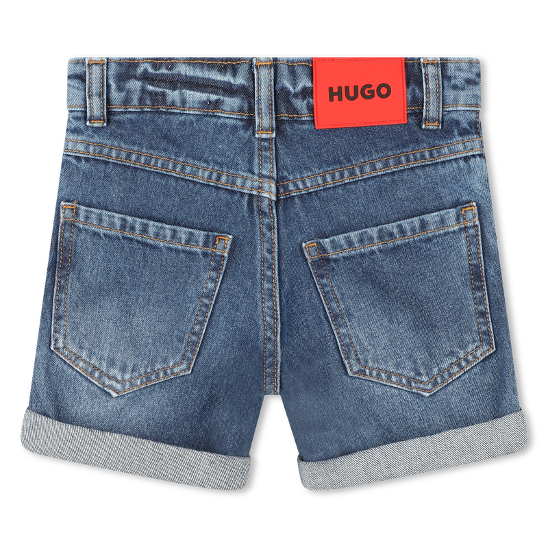 5-pocket denim Bermuda shorts HUGO 
                    BOY