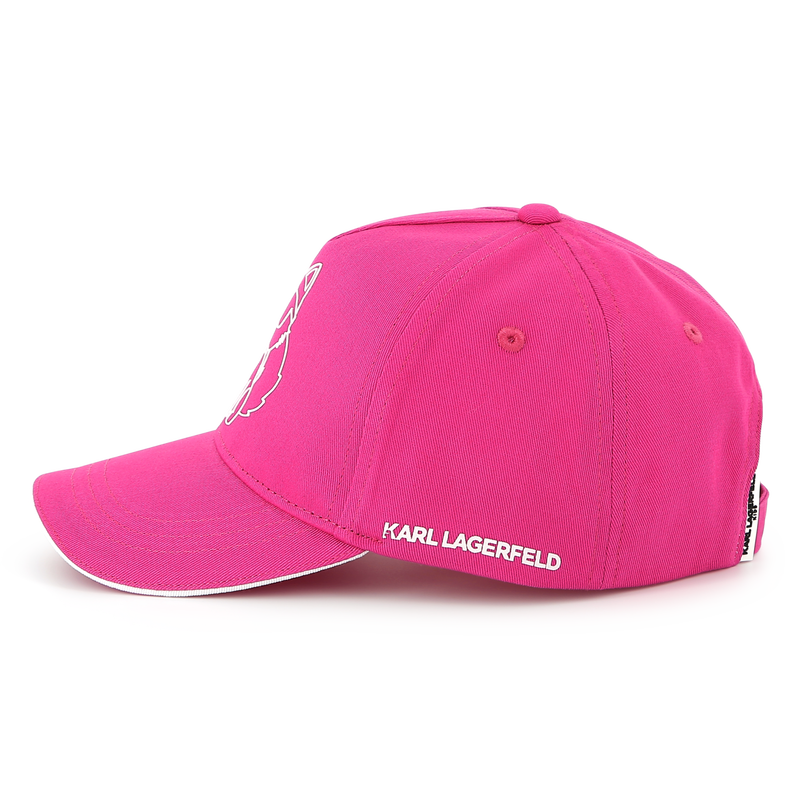 Adjustable cotton baseball cap KARL LAGERFELD KIDS 
                        GIRL